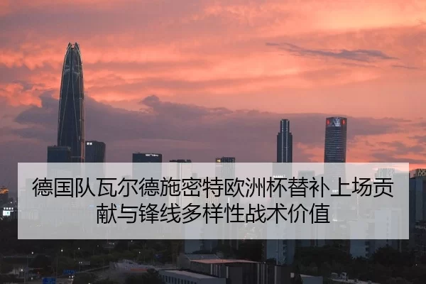 德国队瓦尔德施密特欧洲杯替补上场贡献与锋线多样性战术价值